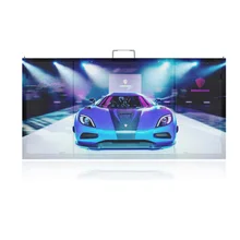 Высокое разрешение p3.91 Крытый дисплей прозрачный светодиодный экран для shopwindow