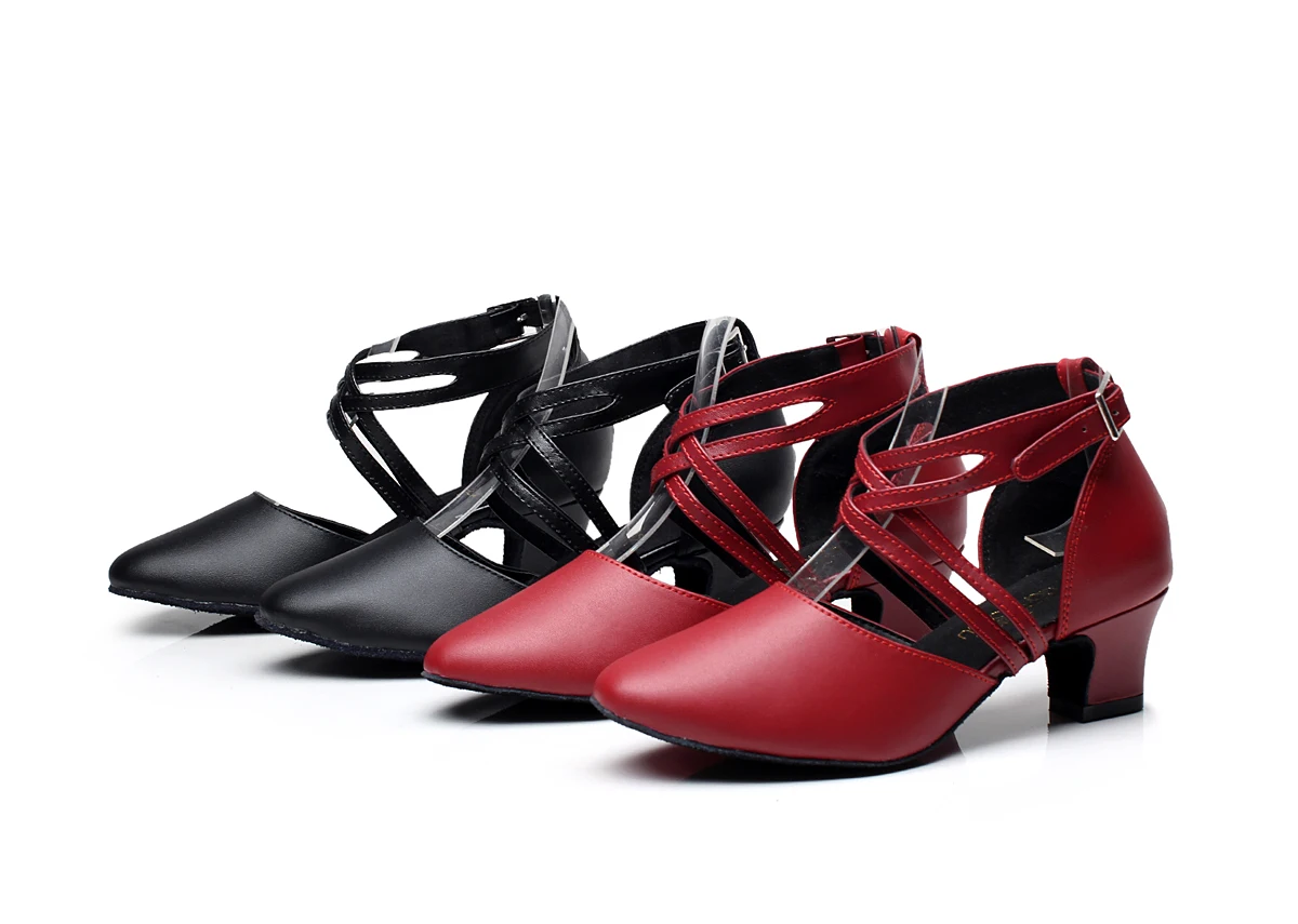 

Modern Shoes Women Genuine Leather Shoes for Dancing Salsa Bachata Dance Shoes for Girls High Heel Ballroom Dance-shoes-ladtin