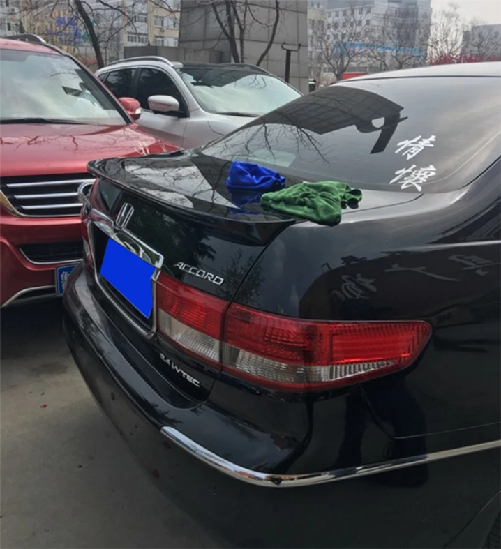 Спойлер для HONDA Accord 2003 2005 высококачественный задний спойлер из АБС пластика