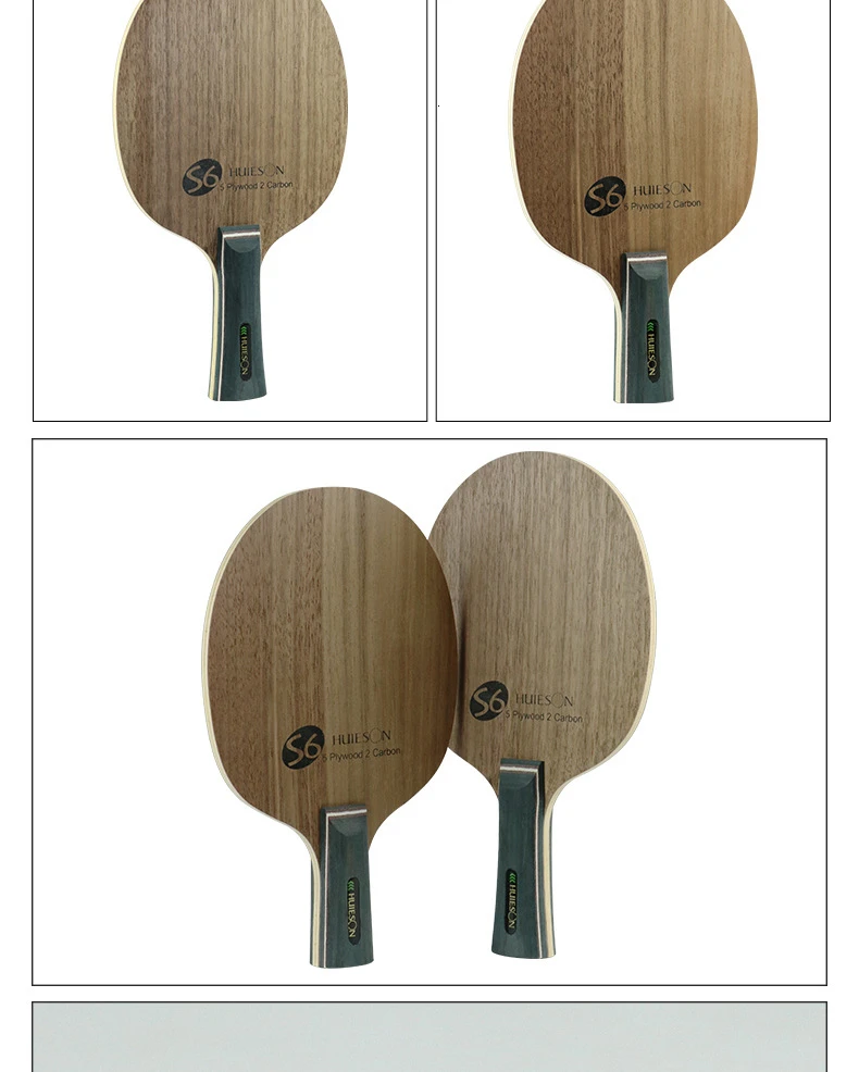 Super Quality Table Tennis Racket Blade Walnut Ayous 5 Plywood 2 Ply Carbon Ping Pong Blade for Senior Players S6 (6)