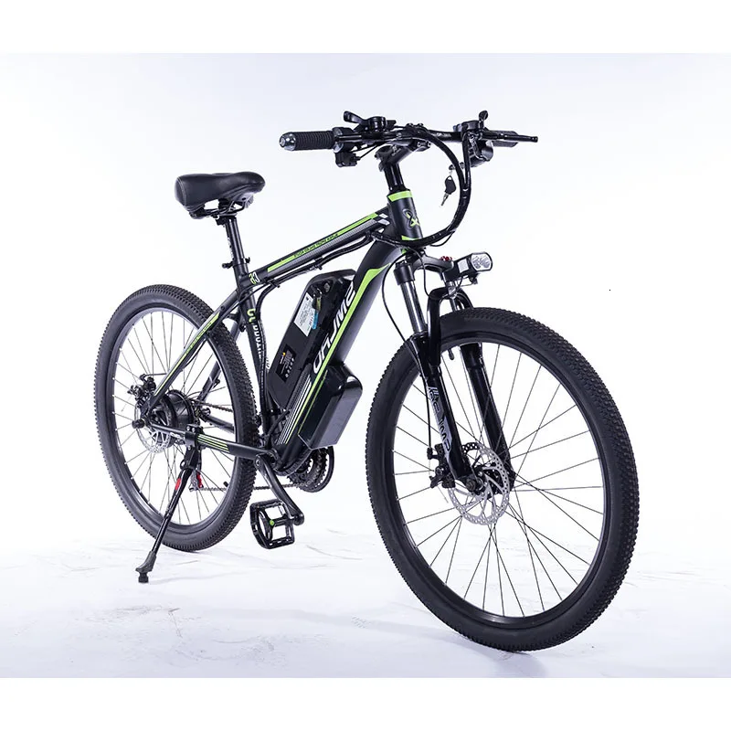 Sale F C6 26" Aluminum Electric Mountain Bike 7 Speed E-Bike 48V Lithium Battery 350W Electric Bicycle for Adults 0