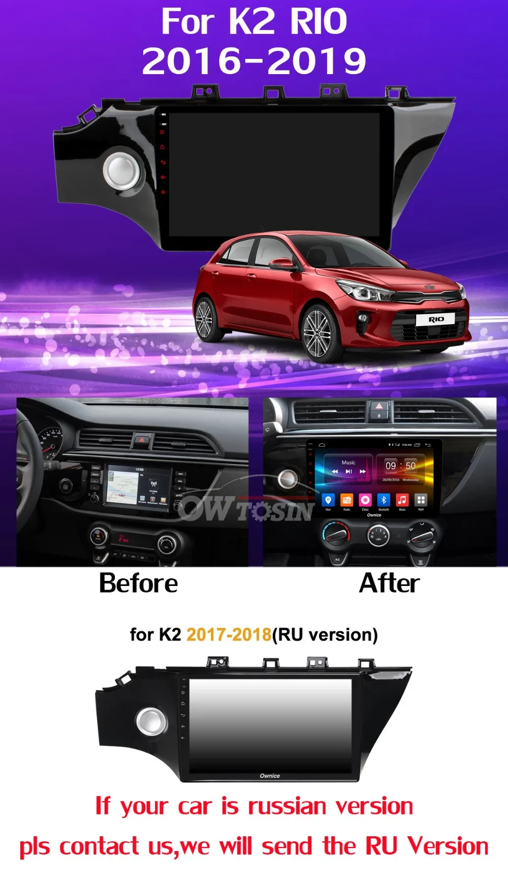 Best 360°Panoramic Camera 8Core 4+64G Android 9.0 Car Multimedia Radio GPS SPDIF DSP CarPlay Video For Kia K2 RIO 2016 2017 2018 2019 7