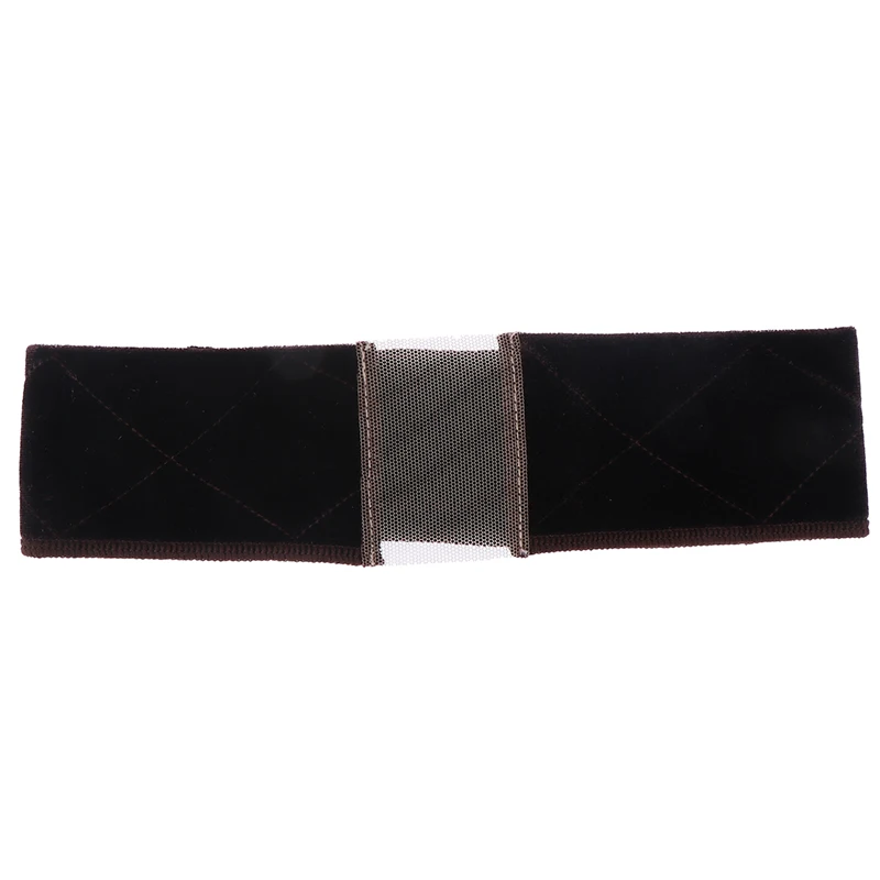 New Arrival Hand Made Non-Slip Wig Grip Band With Flannelette Sided Adjustable Wig Hair Band Headband Accessory Wholesale - Цвет: Dark brown