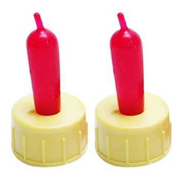 

10pcs Useful Teat Feed Nipples Milk Drink Bottles Orphaned Lamb Screw Bottles Cattle Sheep Nipples for Pig Cattle Dog