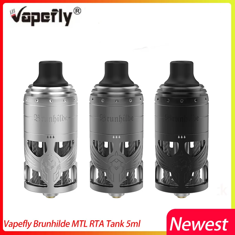 Атомайзер Vapefly Brunhilde MTL RTA одна катушка 5 мл 6 уровней воздушного потока электронная