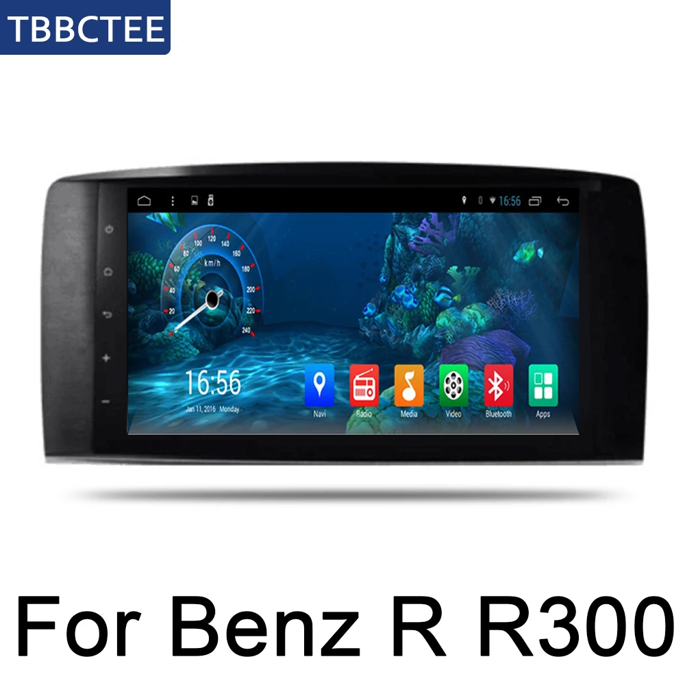 Для Mercedes Benz R300 R320 R350 2006~ 2012 NTG Автомобильный мультимедийный Android автомобильный проигрыватель с радио и GPS Bluetooth зеркальная поверхность подключение Navi