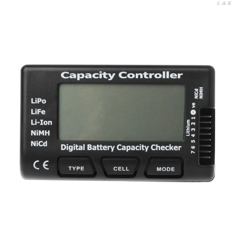 

Digital Battery Capacity Checker RC CellMeter 7 For LiPo LiFe Li-ion NiMH Nicd M10 dropship
