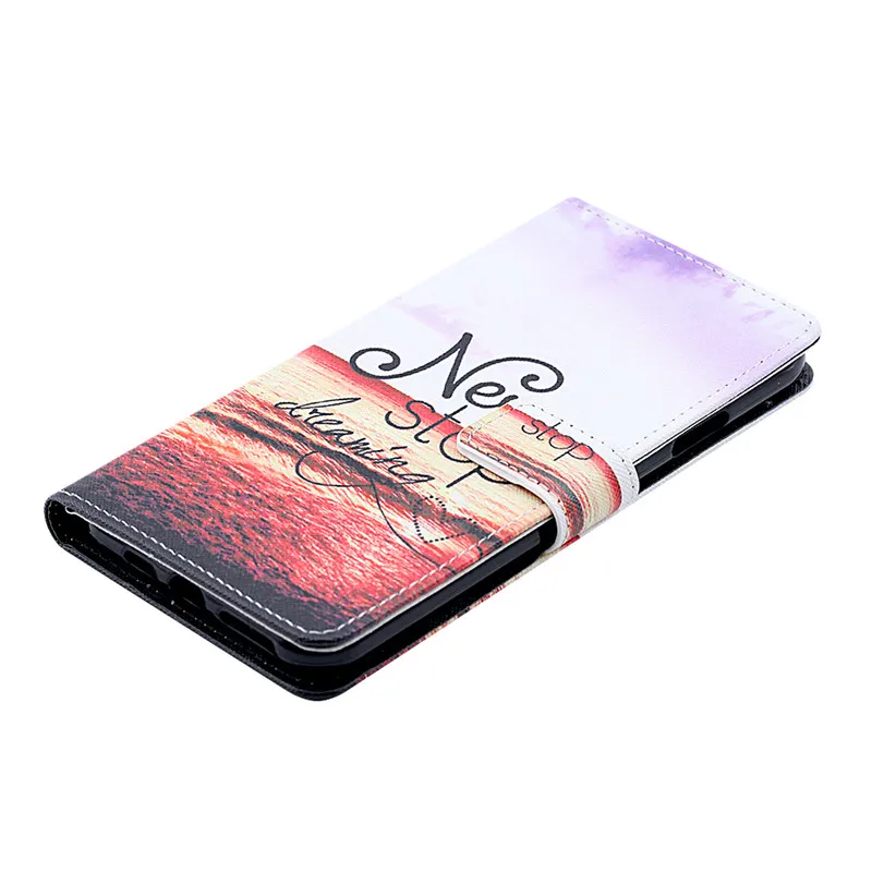PDGB окрашенный кожаный чехол-кошелек для Meizu 16 16s 16Xs 16th Plus Note 8 9X8 V8 Pro M8 Lite цветной Чехол-книжка - Цвет: 003Sea