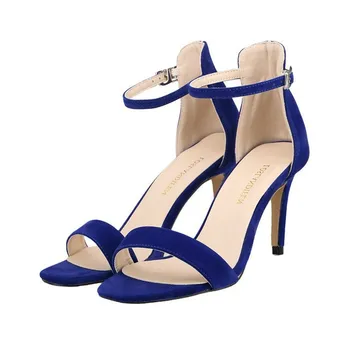

Red Open Toe Thin High Heels Women Sandals Summer Ankle Strap Newest Female High Heels Sandals Outdoors Cool Shoes NLK-B0181