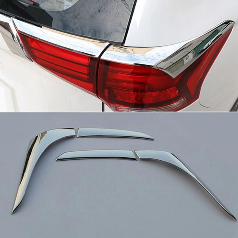 Для Mitsubishi Outlander 2016 2019 ABS хромированный задний светильник стример отделка фонарь