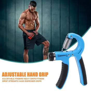

Hot Sale Adjustable Hand Grip Wear-resistant Adjustable Fingers Grips Gym Fitness Tools Hand Wrist Strength Training Gripper