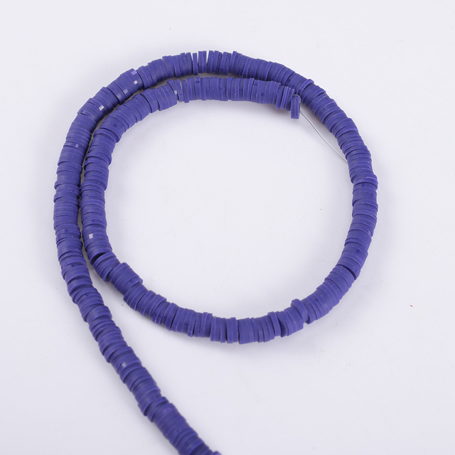 30 Colors 6mm Recyclable Polymer Clay Disc Spacer Beads Necklace Bracelet Handmade Loose Charms Beads For Jewelry Making