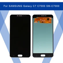 Для SAMSUNG Galaxy C7 C7000 SM-C7000 ЖК-дисплей AMOLED экран+ сенсорная панель дигитайзер в сборе для SAMSUNG дисплей