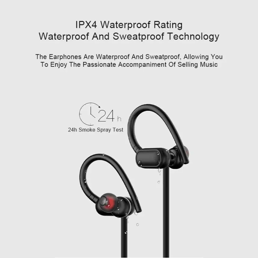 Wired Neck Hanger Earhook Bluetooth Headset 6D Sound Stereo Headphone TF Card Bluetooth 5 0 Dual use Version Waterproof Earphone