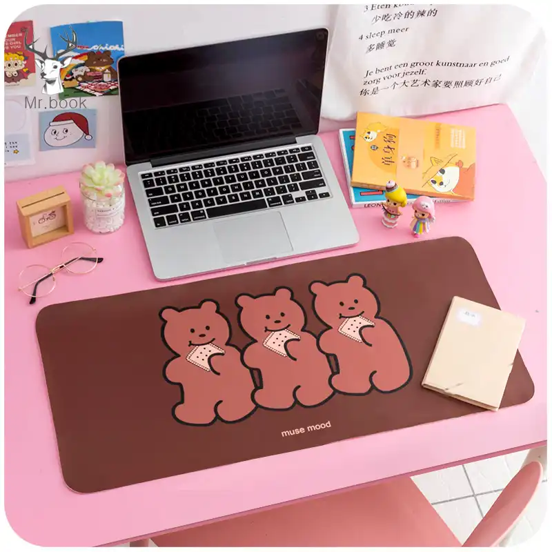 Big Non-Slip Mousepad for Gaming /& Keyboard Cartoon Mouse Pad Rabbit Mouse Pad Cute Desk Pad Large desk mat, Gaming Mouse Pad