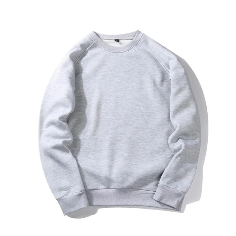 ZSIIBO брендовая мужская Толстовка осень мужской хип хоп Уличная Мужская пуловер толстовки для мужчин однотонные европейские размеры - Цвет: gray2