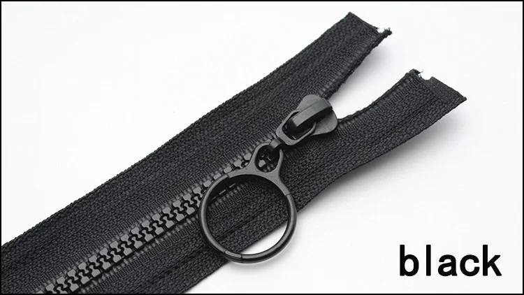 black 10 шт. 3# Meetee полимерные молнии 25 см закрытые и 60 см открывающиеся молнии для поделок Швейные сумки аксессуары для одежды 15 цветов A1-1 - Цвет: black