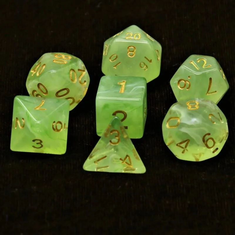 7 шт./компл. многогранные кости d& d4 d6 d8 d10 d% d12 d20 многогранные TRPG игры Набор Игральный костей Настольная игра развлекательные кубики - Цвет: 16