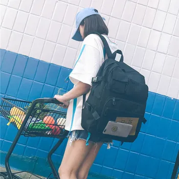 

RU BIG SALE Large Capacity Female Korean Backpack Women Backpacks Unisex School Bag for Teenage Girls Women Laptop Backpack