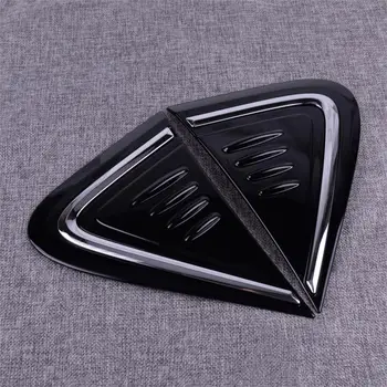 

DWCX 2PCS Outer Side Front Door Air Vent Outlet Fender Cover Frame Trim ABS Styling Fit For Toyota C-HR CHR 2016 2017 2018 2019