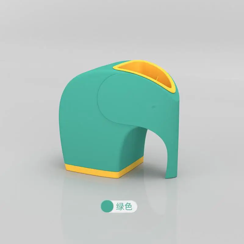 Creative Desk Elephant Tissue Paper Box Cover With Pen Holder Remote Controller Mobile Phone Storage Organizer Home Office