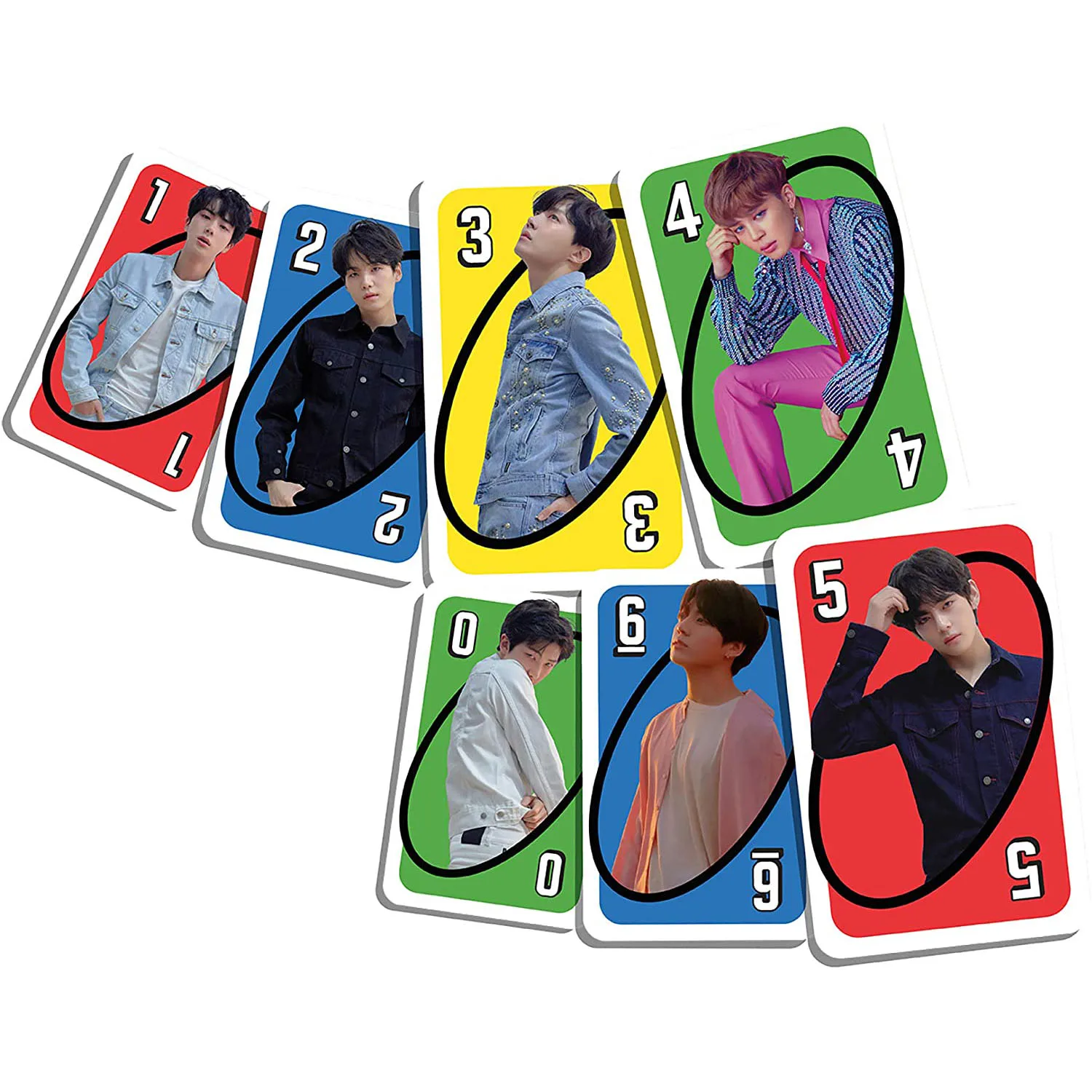 Забавная развлечение настольная игра Mattel UNO BTS Family веселые вечерние игральные