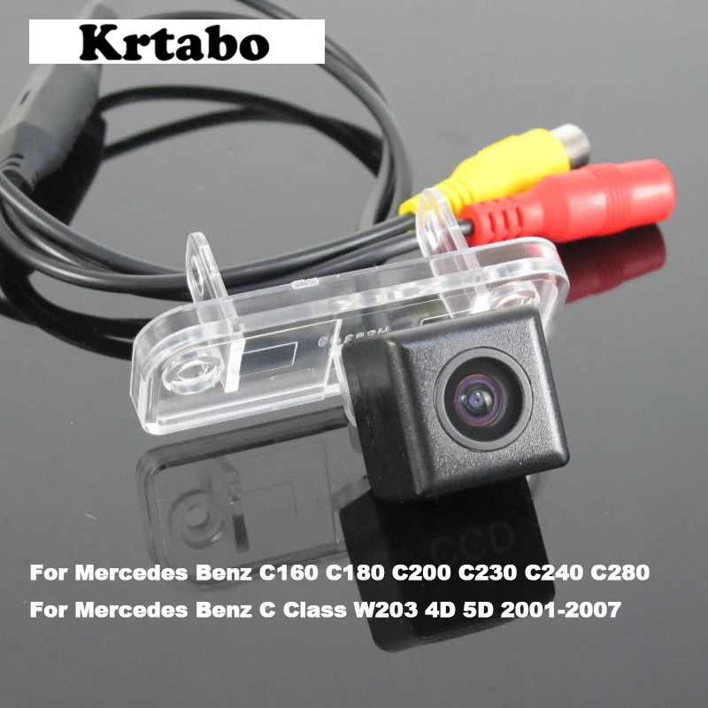 For Mercedes Benz C Class W203 4D 5D For Mercedes Benz C160 C180 C200 C230 C240 C280 2001~2007 Car Rear View Back Up Reverse Parking Camera high quality waterproof CCD HD