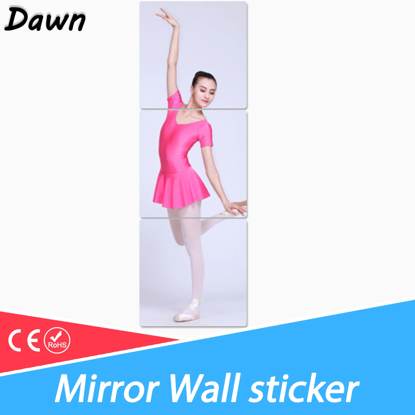 Mirror Self-adhesive Stickers Square Mirror Wall Sticker 30*30cm waterproof DIY 3D Wall Decal Living Room Bathroom Decoration