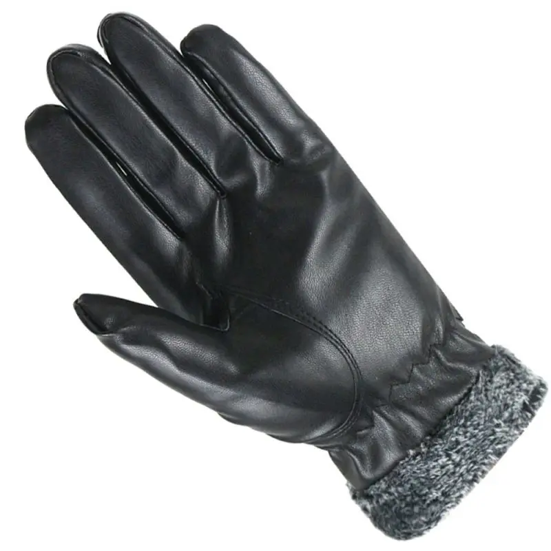 Перчатки для велоспорта мужские/женские толстые противоскользящие кожаные зимние перчатки для езды на мотоцикле спортивная одежда ручной работы