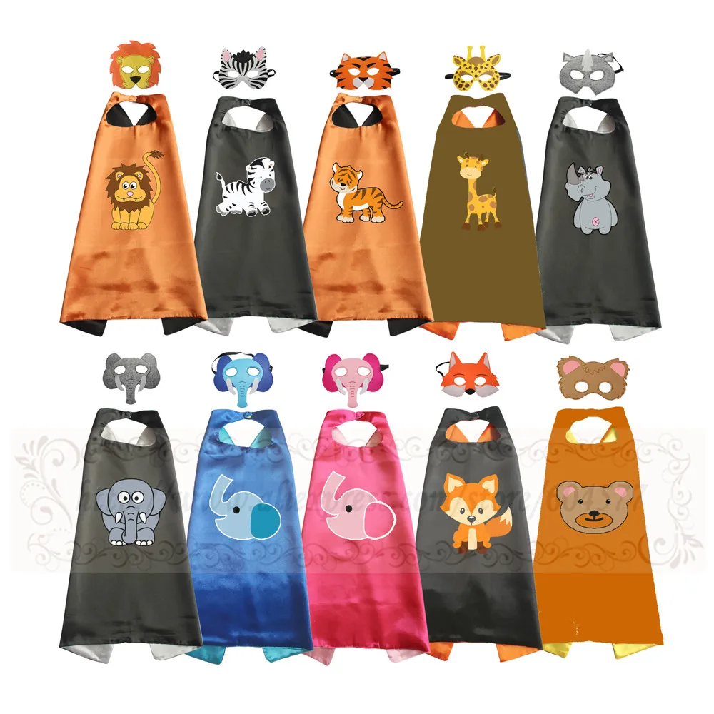Animal Costumes Cape with masks for kids birthday party halloween OWL Ladybird Bear cosplay for boys and girls student class Animal Costumes Cape with masks for kids birthday party halloween OWL Ladybird Bear cosplay for boys and girls student class