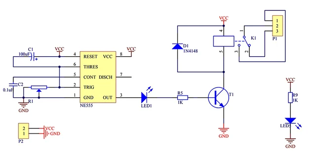 5pcs DC 12V Relay Shield Module NE555 Interruptor Temporizador Módulo  Ajustable 0 a 10 Segundos 0 ~ 10S Coche Oscilador Junta