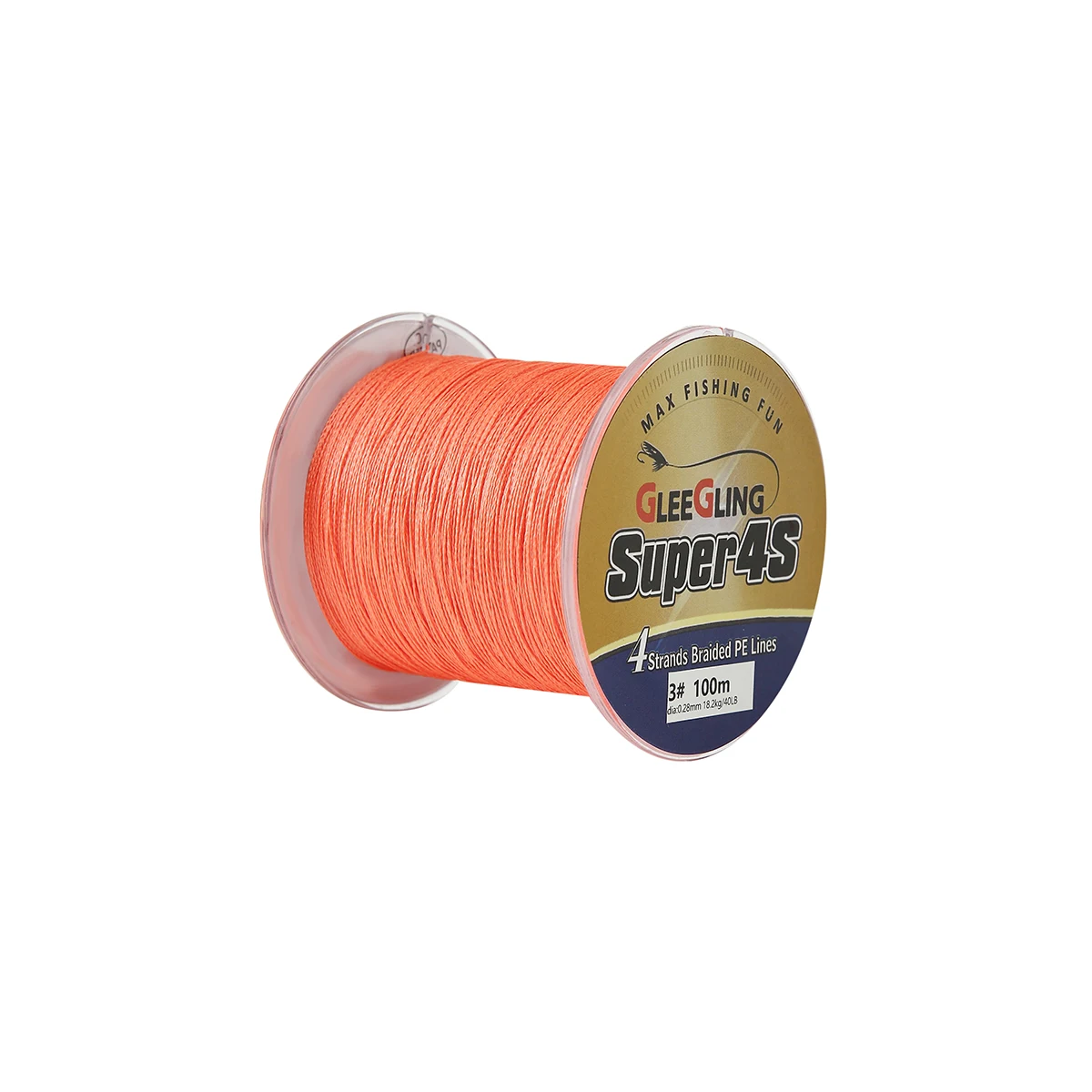 Оранжевый GLEEGLING Linhas Multifilamento 4 подставки 100 м PE плетеный Рыбалка линии 100 Tresse Carpe 12LB 28LB 60LB 150LB леска для карпфишинга - Цвет: Оранжевый