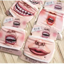 Популярные мужские и женские 3D забавные противопылевые теплые хлопковые маски для лица Вечерние Маски для Хэллоуина