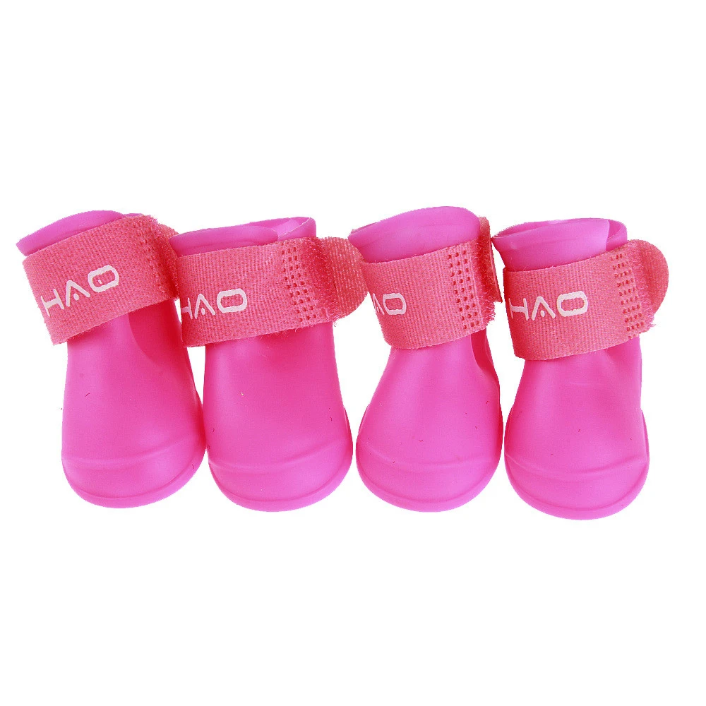 4pcs-Pet-Dog-Shoes-Waterproof-Rain-Pet-Shoes-for-Dog-Puppy-Rubber-Boots-Candy-Color-Puppy (9)