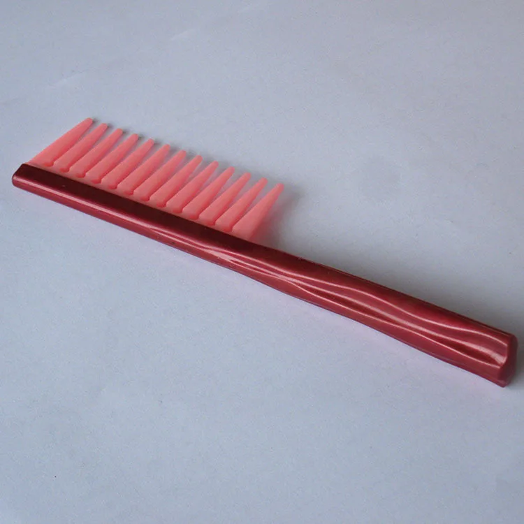 

Thick Portable Straight Comb Hair Healthy Shape Comb Plastic Wide-tooth Comb zi natural detox Hair Products Comb