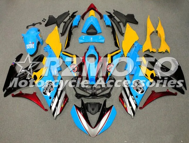 

New ABS Full Fairings kit Fit for YAMAHA YZF-R3 14 15 16 17 YZF R3 R25 2014 2015 2016 Fairing set sky blue yellow red