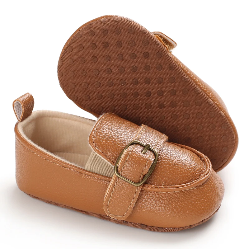 Мягкая кожаная детская обувь для новорожденных мальчиков и девочек; модная обувь для малышей; модная однотонная кожаная обувь для малышей