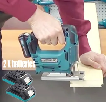 

900W Cordless Jig Saw Portable Multi-Function Electric Saw Blades Metal Wood Metal Jigsaw Power Tools with Li-Ion Battery