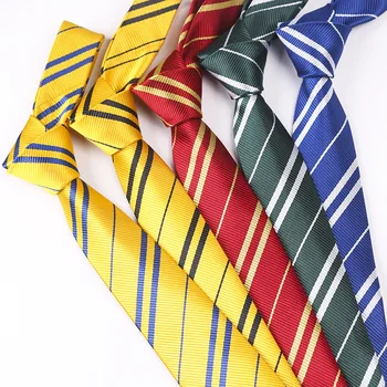

Linbaiway Handmade Skinny Neck Ties for Men College Necktie Uniform Costume Shirt Gravatas Tie for Boys Girls Gift Custom Logo
