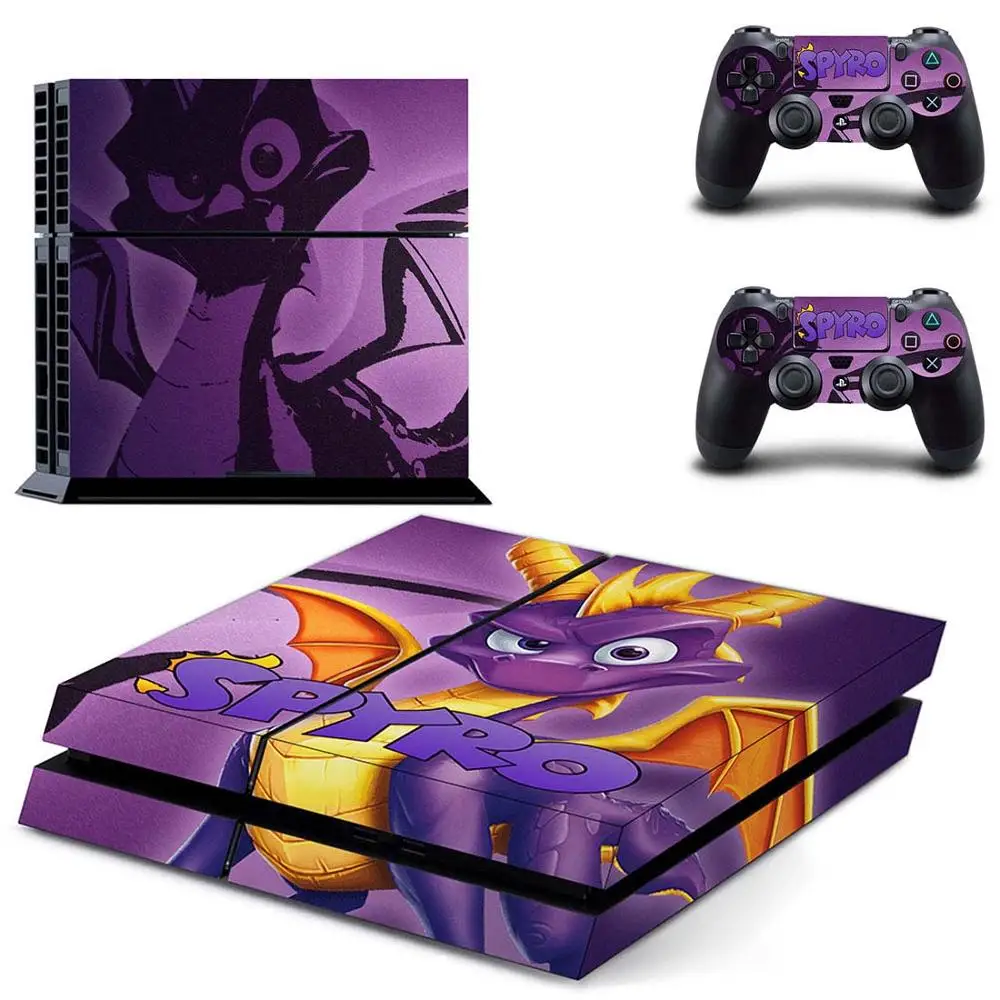 Наклейка s Spyro the Dragon наклейка для PS4 PS 4 виниловая наклейка игровая станция 4 наклейки Pegatinas для консоли playstation 4 и 2 контроллера