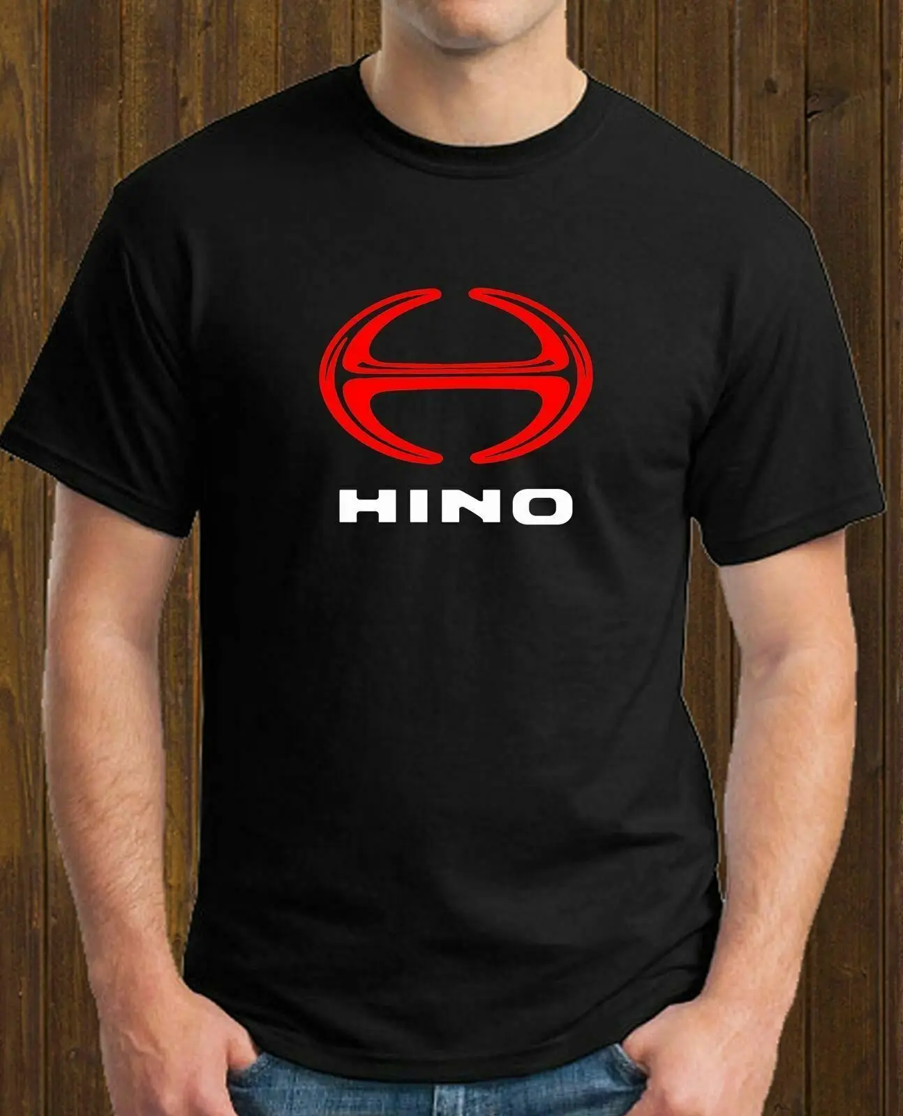 Новинка года; забавная футболка с логотипом Hino; Цвет черный, белый, серый; Мужская футболка; футболки унисекс