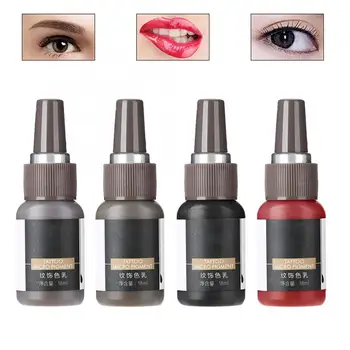 

18ml Semi-permanent Tattoo Pigment Plant Extract Beauty Makeup Tattoo Ink A