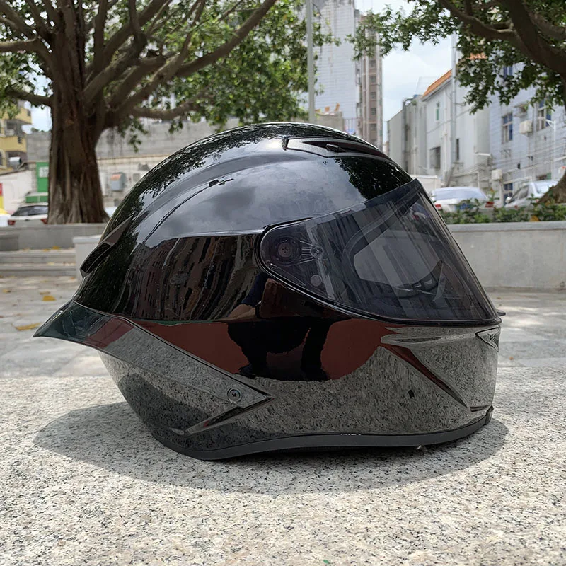 Классный DGL черный шлем мужской уличный спортивный и Женский шлем для гонок на мотоцикле унисекс теплые шлемы ece утвержден стиль