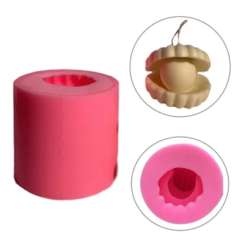 

3D Shell Candle Mould Aromatherapy Candle Candle Making Plaster Supplies for DIY Crafts Wedding Dinner Christmas Home Decoration