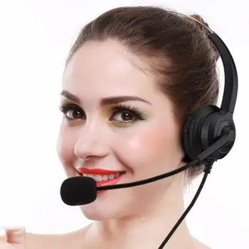 

Telephone Headset Call Center Operator 3.5 mm Headphones Offical Headphone With Micro for Computer Laptop PC