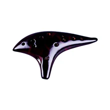 12 Holes Flute Porcelain Vintage Musical Instrument Professional Rhythm Ceramic Ocarina For Beginner Hobbies Gifts Alto C