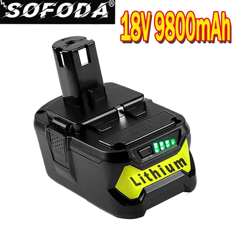 Литий-ионный аккумулятор для Ryobi Hot P108 RB18L40 18 в 9800 мАч | Электроника