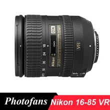 Nikon 16-85 AF-S DX 16-85 мм f/3,5-5,6G ED VR линз для Nikon D3200 3300 D3400 D3500 D5200 D5300 D5500 D5600 7200 D7500