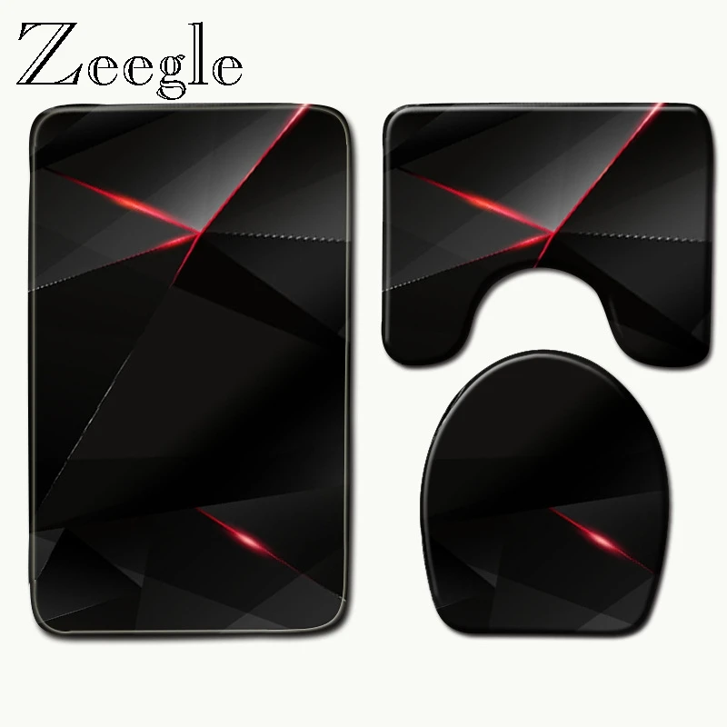 Zeegle коврик для ванной, чехол для унитаза, коврик для ванной комнаты, коврик для душа для домашнего декора, Кухонное одеяло, коврики и коврики для ванной комнаты