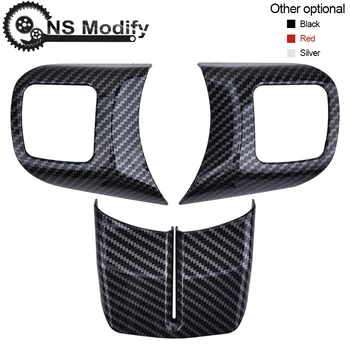 

NS Modify 1set Car Interior Steering Wheel Cover Stickers Kit For Jeep Patriot Compass Wrangler Car Accessories